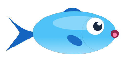 Bluey Minnow with its mouth open