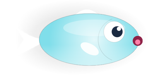 Comet Fin with its mouth open