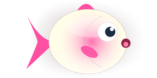 Comet Fish with its mouth open