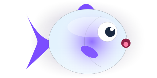 Moonglow Koi with its mouth open