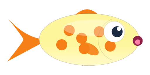 Moon Minnow with its mouth open