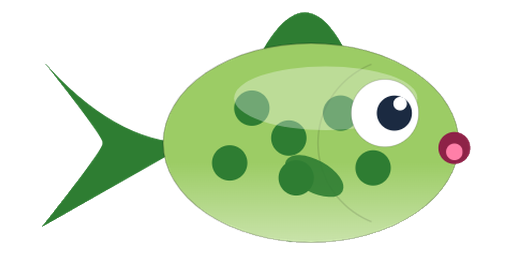 Spotty Perch with its mouth open