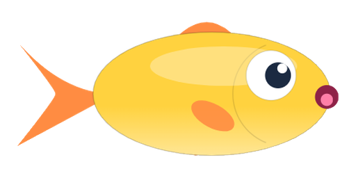 Sunny Guppy with its mouth open